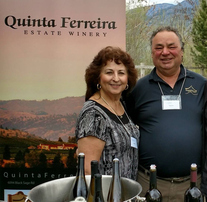 Maria and John Ferreria  winery owners