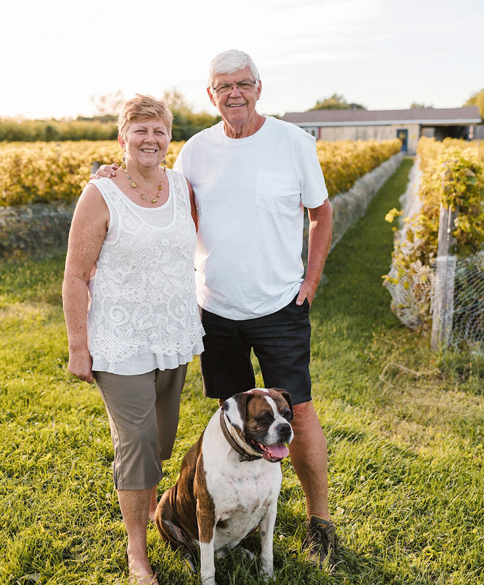 Jamie/Benard Gravel - Vignoble La Grande Allee