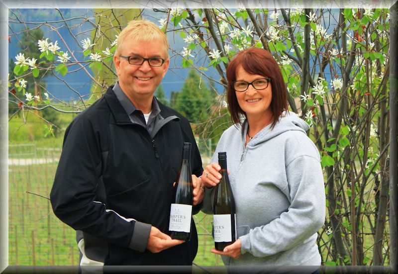 Ed and Vicki Collett - Harperss Trail Winery