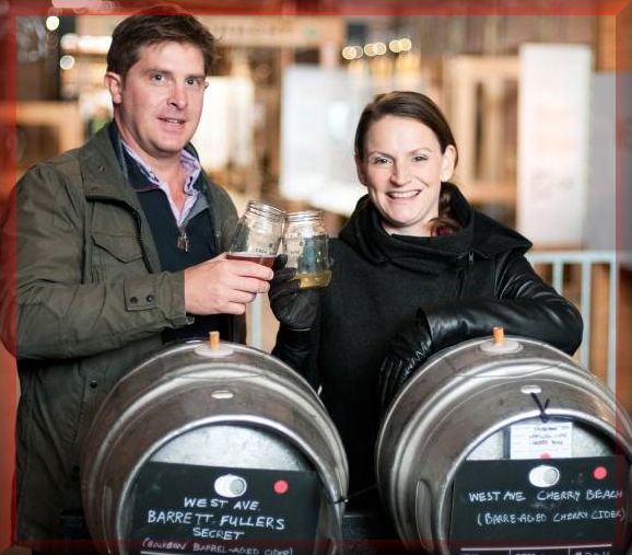hris Haworth and Amy Robson own West Avenue Cider