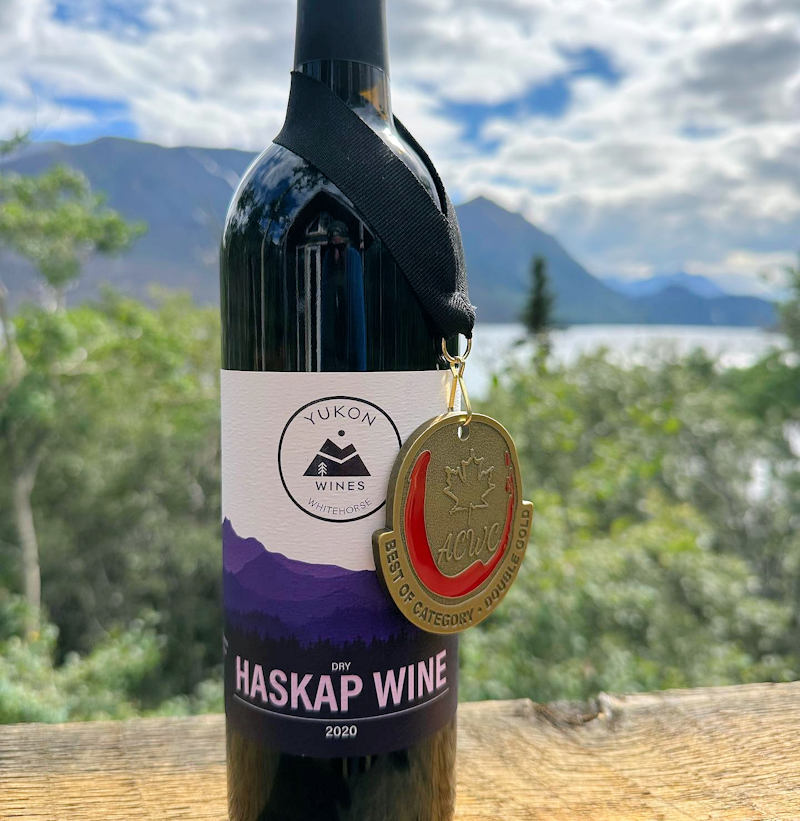 Yukon Wines award winning Haskap