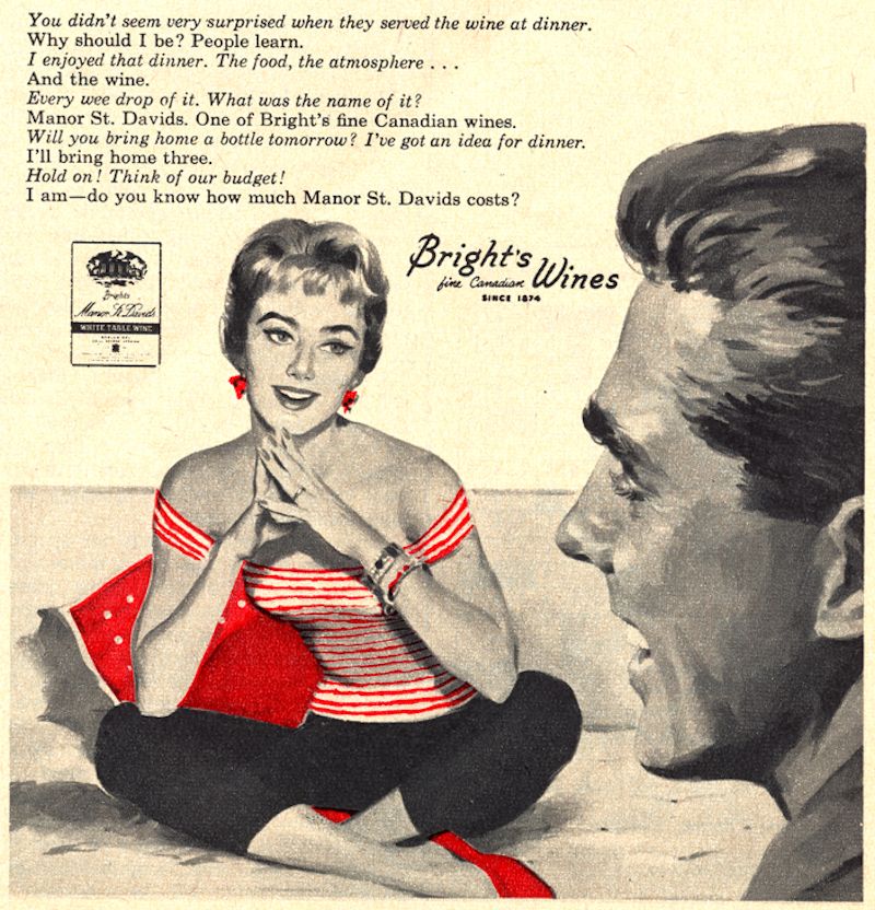 1958 Advertisment.  Brights advertisment