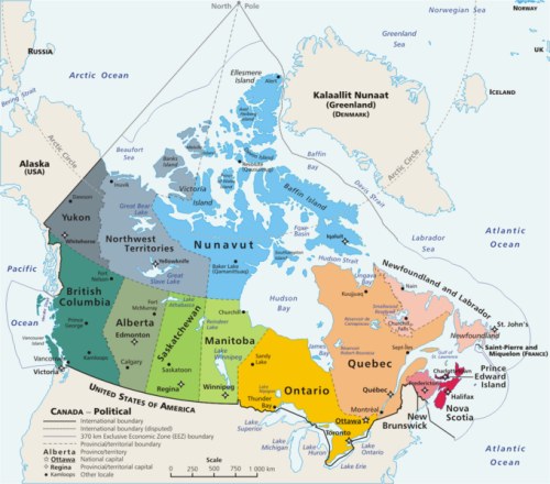 Canada map