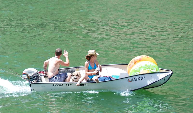 On the water in Arizon photo by Robert A Bell