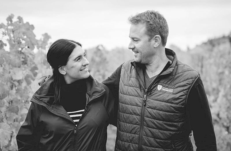 Katie Truscott and Ben Bryant  1Mill Vineyard