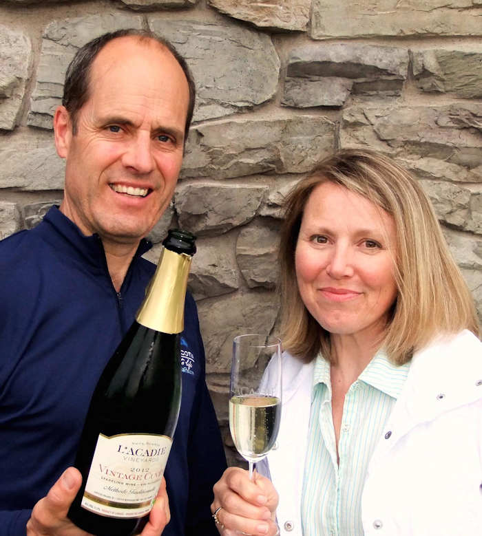 Pauline Scott and Bruce Ewart Lacadie Winery