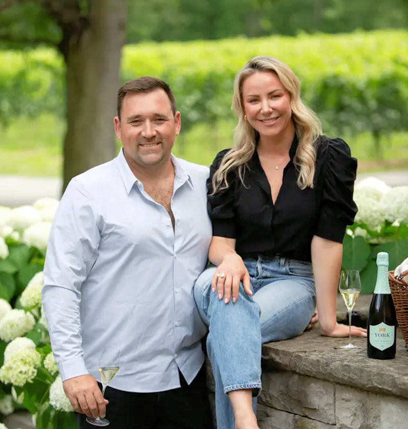 Marty and Rachael Werner ~ York Vineyards 