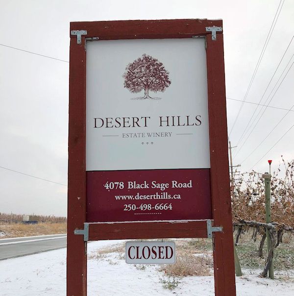 Desert Hills Estate Winery - Okanagan BC