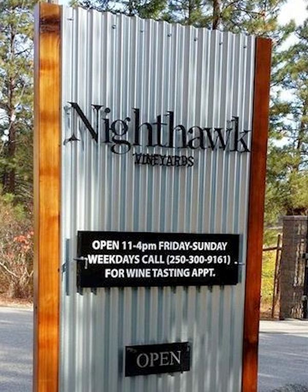 Nighthawk Vineyards -Okanagan Falls, British Columbia 
