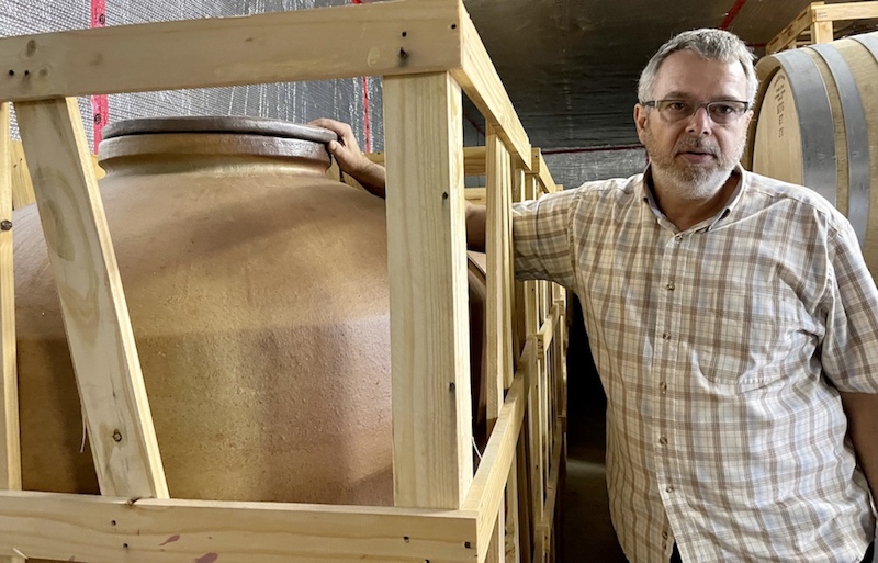 Ron Giesbrecht - winemaker/co-owner - Wending Home Winer