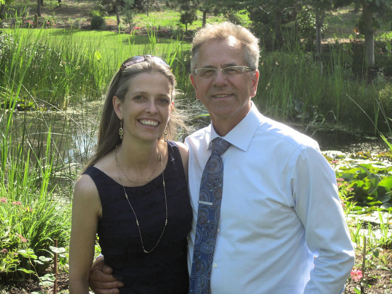 Bruno Kelle and Stella Schmidt. Castoro de Oro Winery
